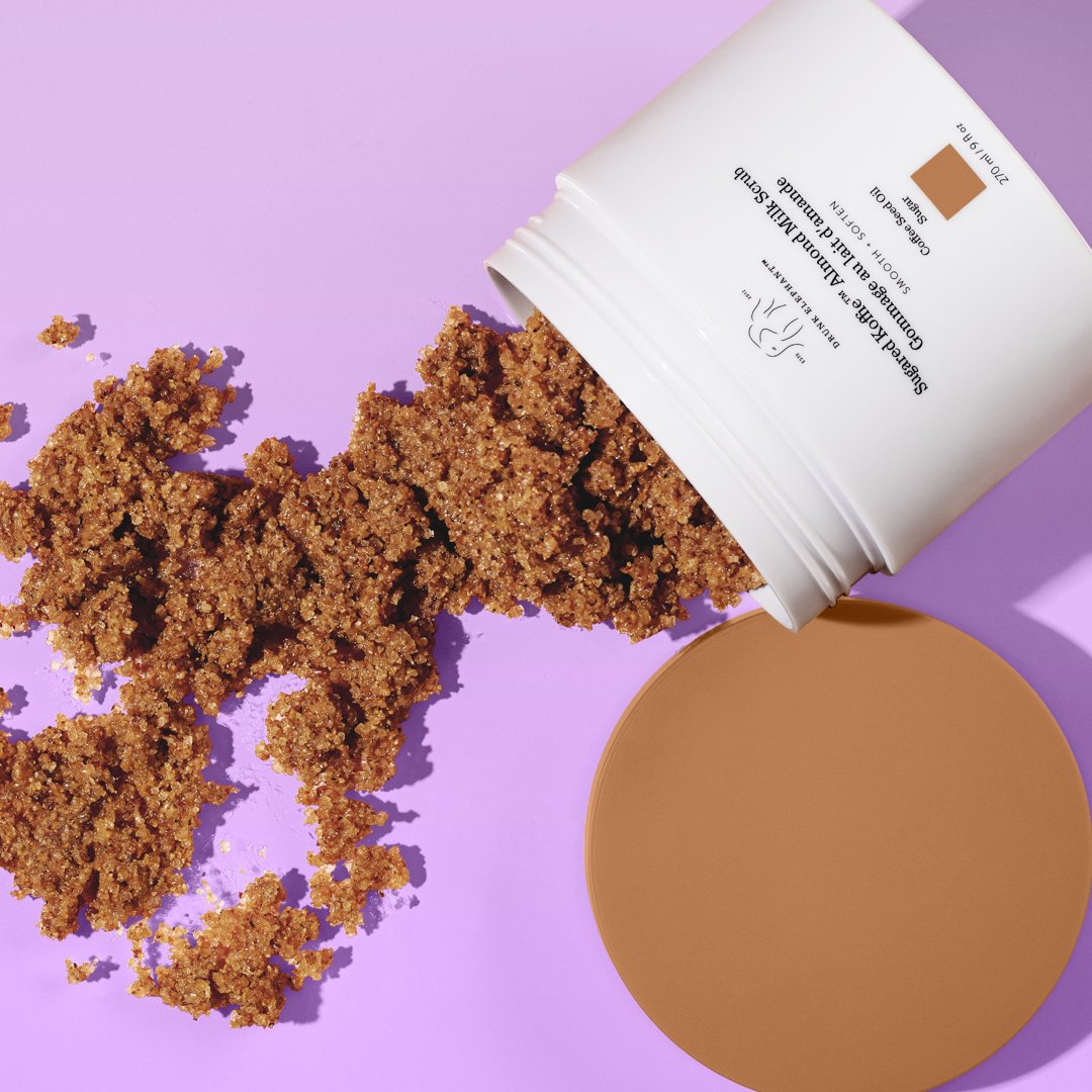 DRUNK ELEPHANT Sugared Coffee Almond Milk Scrub ( 270ml )