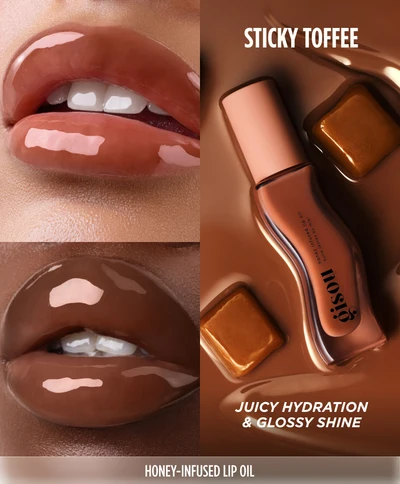 Gisou Honey Infused Lip Oil Sticky Toffee