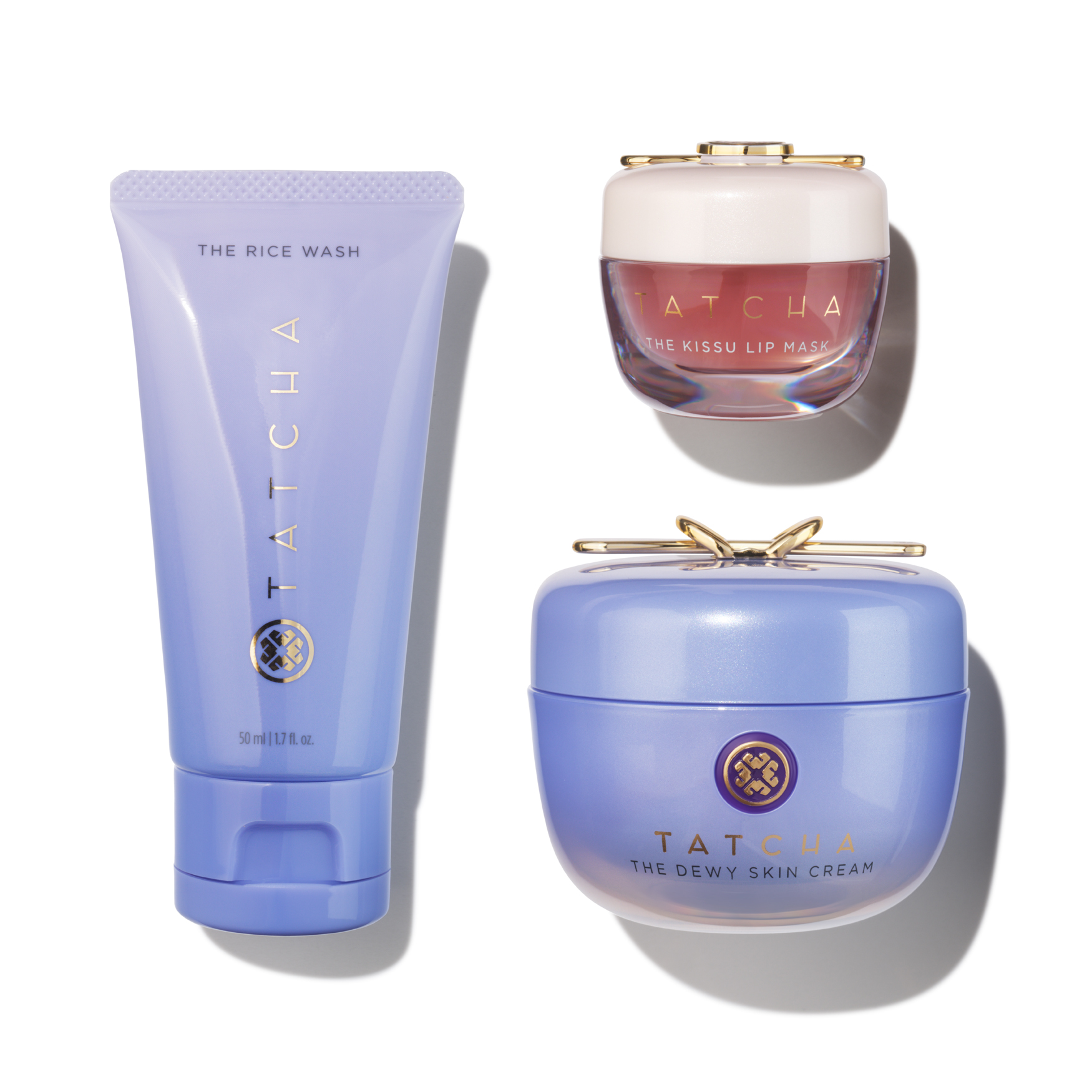 TATCHA 2025 Holiday Dewy Skin, Plump Lips Set 