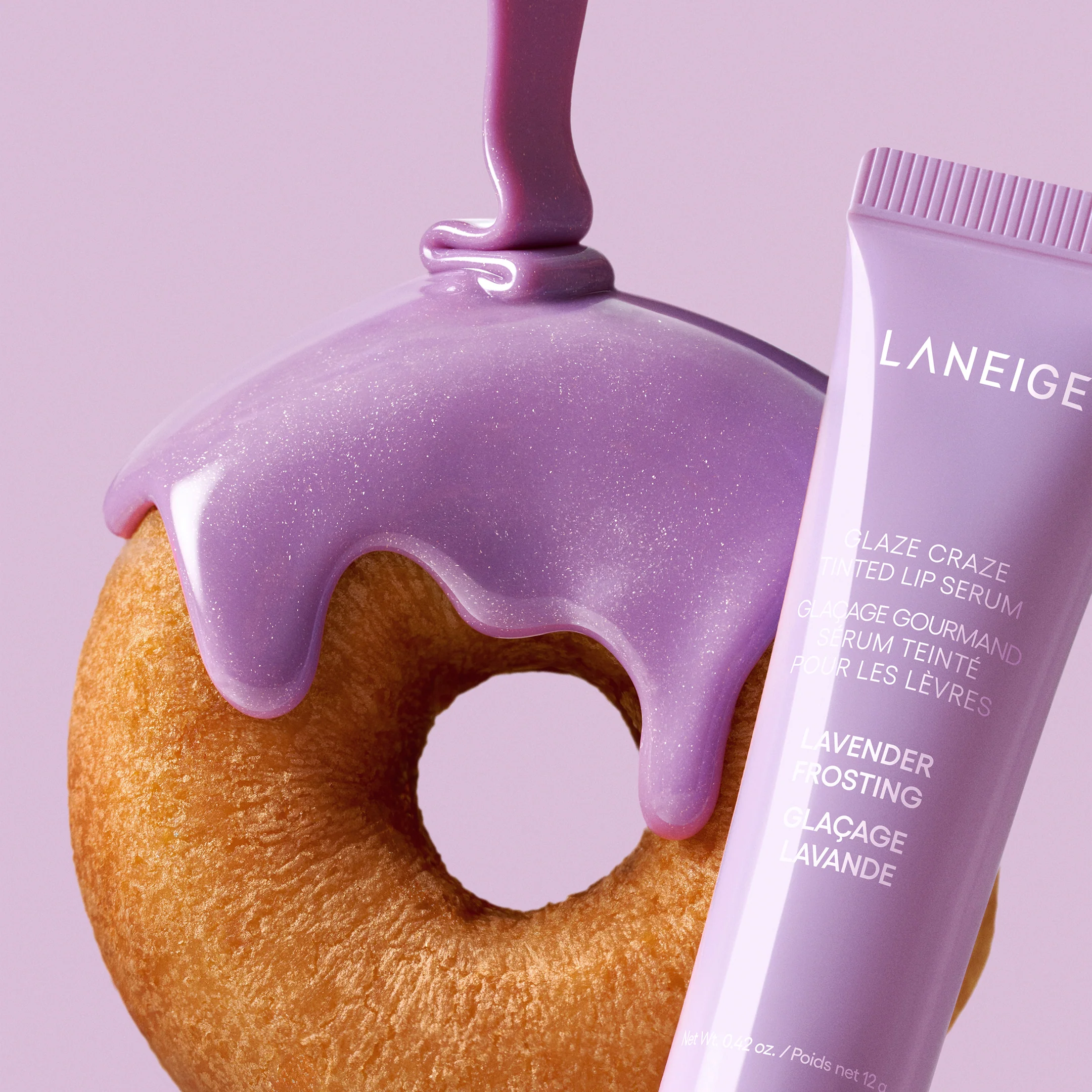 LANEIGE Glaze Craze Tinted Lip Serum Lavender Frosting 12g
