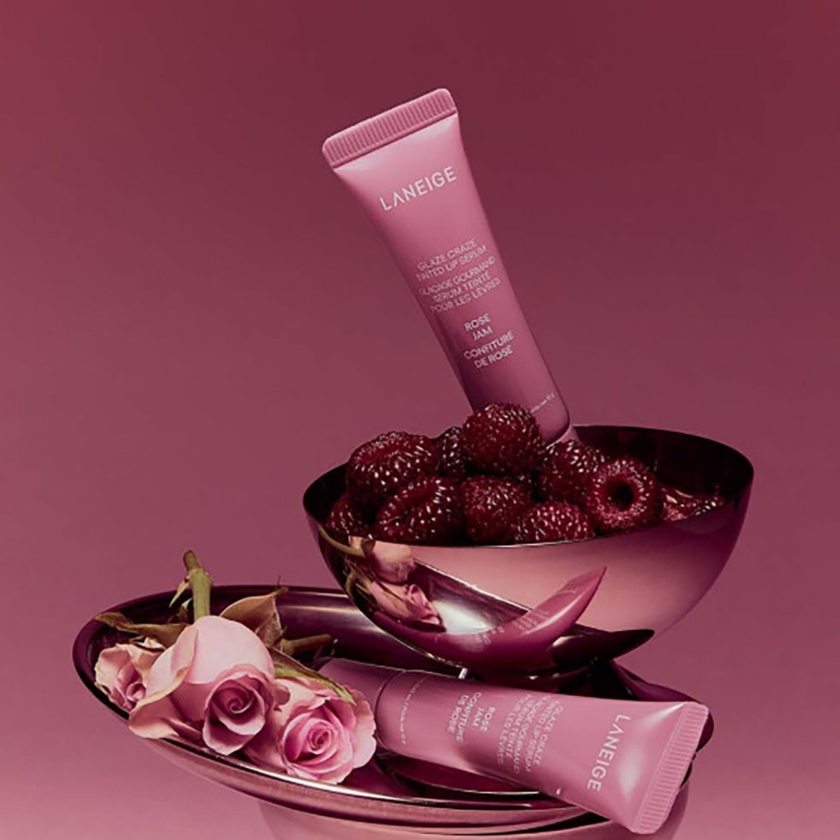 LANEIGE Glaze Craze Tinted Lip Serum Rose Jam 12g