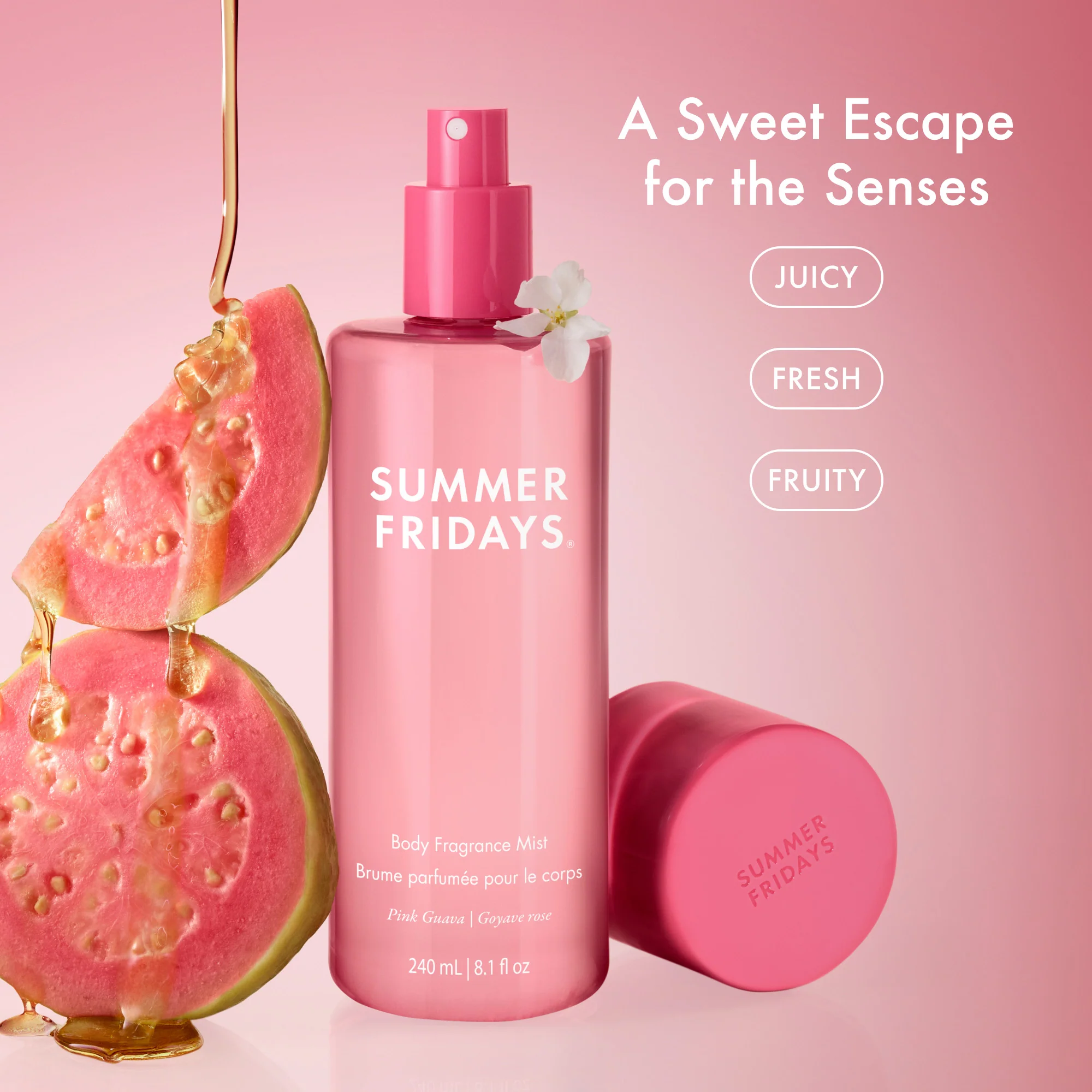 Summer Fridays Body Fragrance Mist 240ml Pink Guava